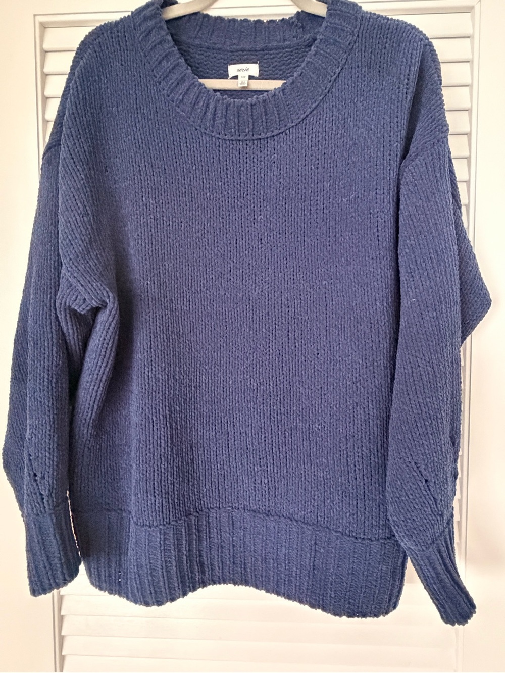 aerie Navy Blue Crewneck Sweater